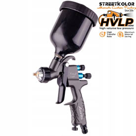 Mini stříkací pistole AUARITA LION B Light HVLP 1,0 mm, spotřeba vzduchu 80-140 l/min