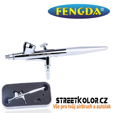 Airbrush pistole FENGDA ® BD-209 0,3mm, jednočinná airbrush pistole