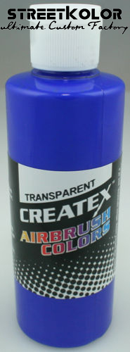 CreateX  5107 modrá  transparentní airbush barva 240ml