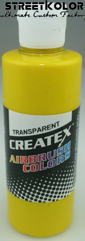 CreateX 5114 žlutá transparentní airbrush barva 240ml