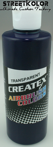 CreateX 5108 modrá tmavá transparentní airbrush barva 120ml