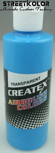 CreateX 5105 modrá svetlá transparentní airbrush barva 120ml