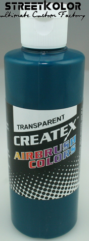 CreateX 5111 modrá aqua transparentní airbrush barva 120ml