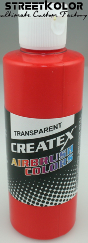 CreateX 5118 červená transparentní airbrush barvy 120ml