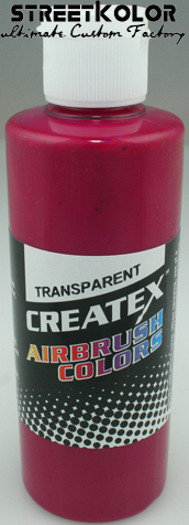 CreateX 5122 fuchsiová transparentní airbrush barva 120ml