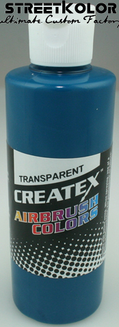 CreateX 5112 tyrkysová transparentní airbrush barva 240ml