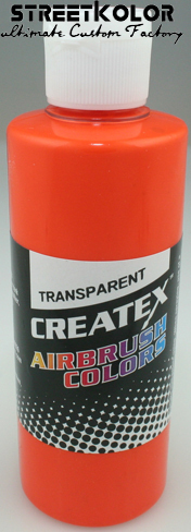 CreateX 5119 oranžová transparentní airbrush barva 240ml