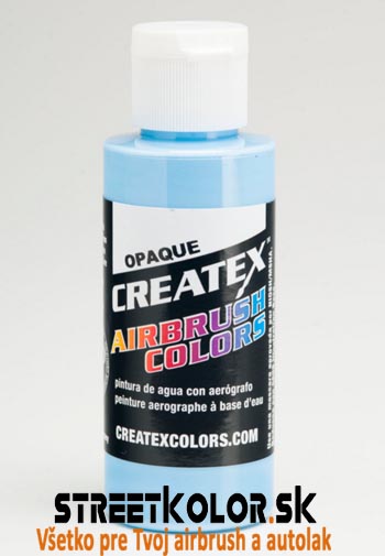 CreateX Modrá 5207 Světlá neprůhledná 120ml airbrush barva