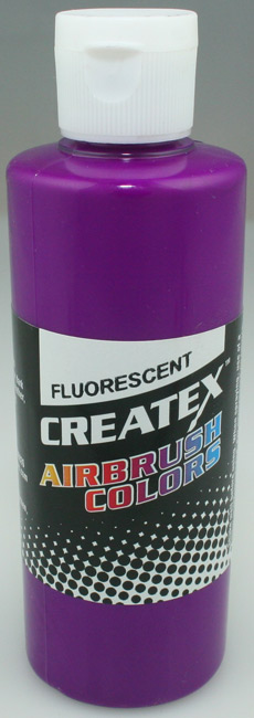 CreateX 5401 Fialová Fluorescenční airbrush barva 120ml 