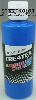 CreateX 5403 Modrá Fluorescenční airbrush barva 120ml 