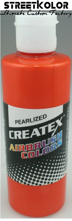 CreateX 5312 Oranžová Perleťová airbrush barva 120ml