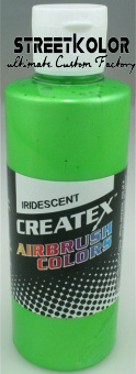 CreateX 5507 Zelená Duhová airbrush barva 240ml