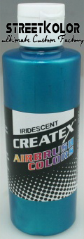 CreateX 5504 Tyrkysová Duhová airbrush barva 120ml