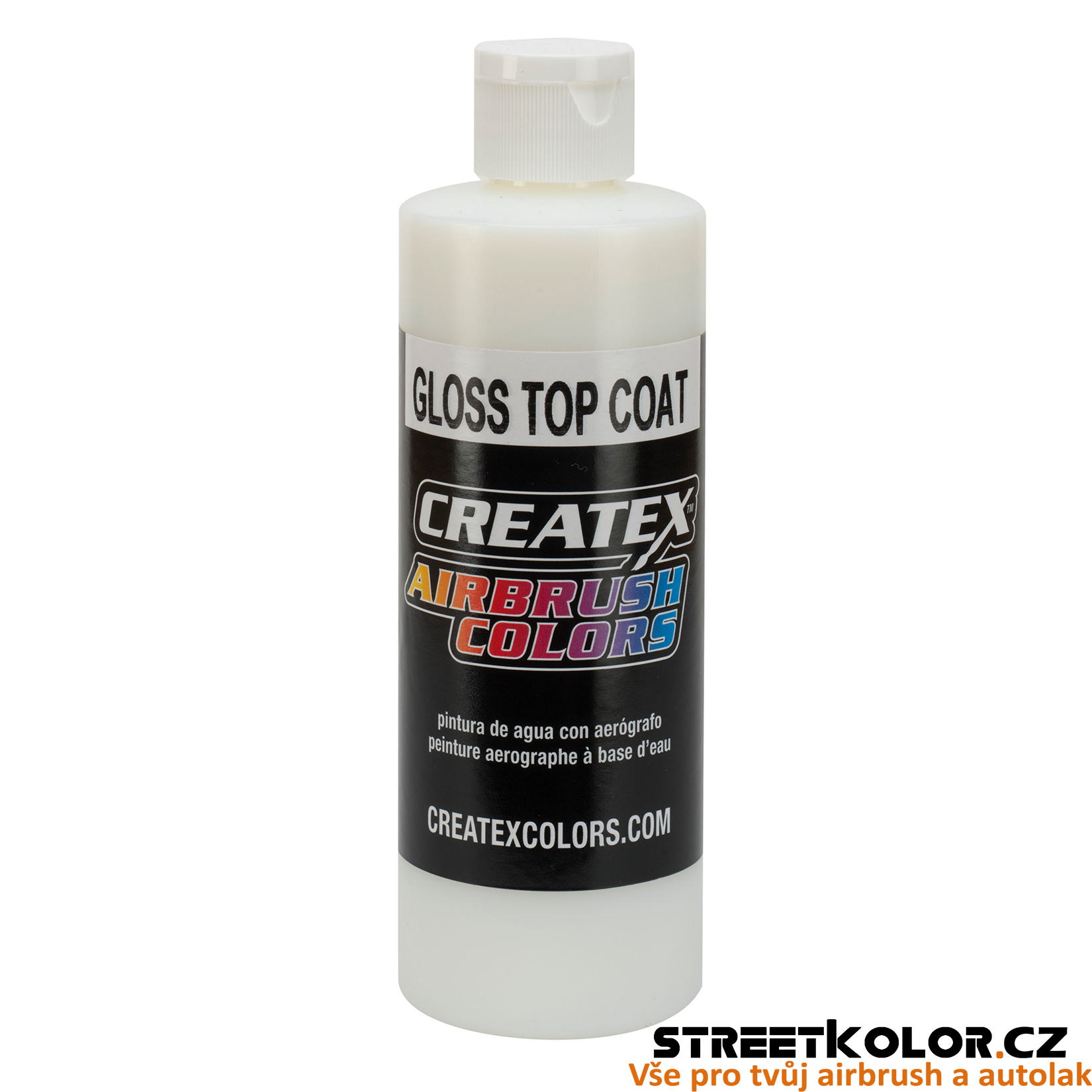 CreateX 5604 Lesklý lak - Gloss Top Coat 240ml