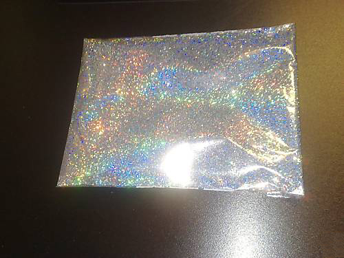 KolorPearl Hologram Stříbrný 100%, 100 gramů, 800 mikronů