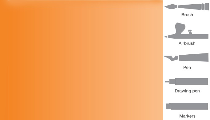 Vallejo 804 Oranžová akrylová airbrush barva 32 ml