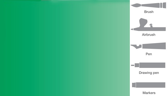 Vallejo 814 Zelená akrylová airbrush barva 32 ml