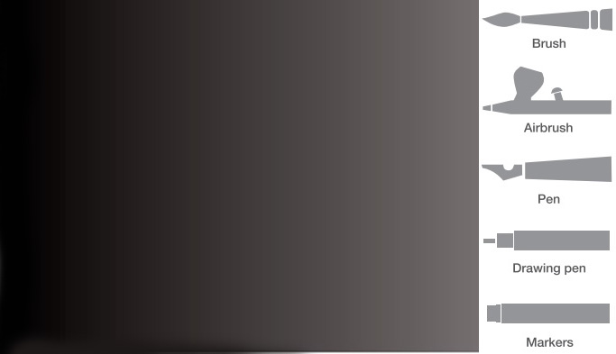 Vallejo 852 Kovová černá akrylová airbrush barva 32 ml
