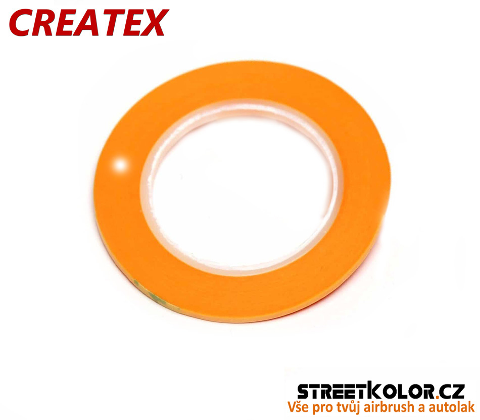 Obrysová a přechodová páska: PVC: 2mm x 18m, CreateX, 1 kus