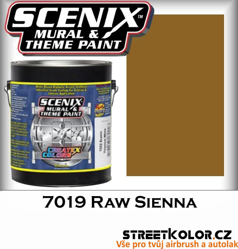 CreateX Scenix 7019 Raw Sienna barva 960 ml