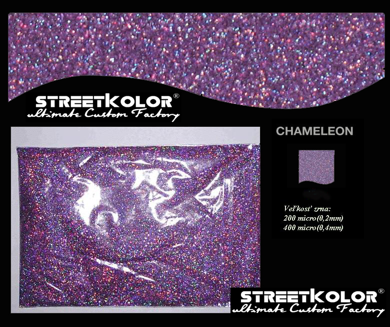 KolorPearl Brilliant barva ředidlová, Odstín Chameleón Fialový,100 gram,400micro