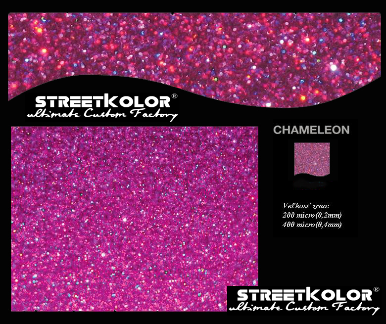 KolorPearl Brilliant barva ředidlová, Odstín Chameleón Purpurový, 400mirco