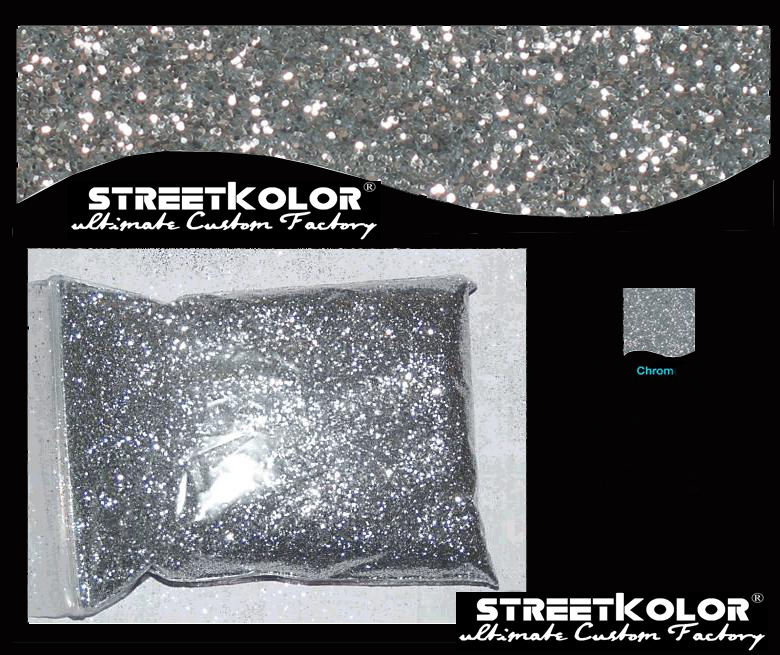KolorPearl Brilliant barva ředidlová, Odstín Perleť Chromová,400micro