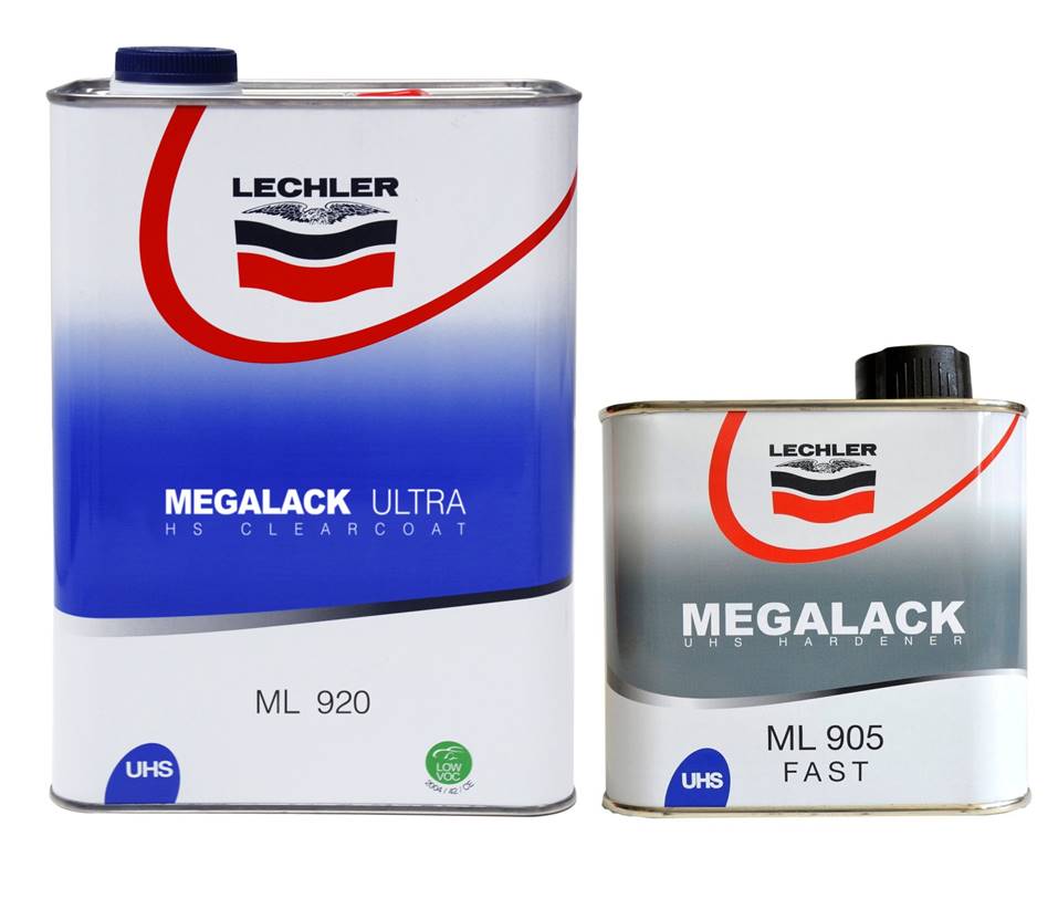 Čirý UHS lak Lechler MEGALACK ML920 4l + 2l tužidla extra vysoký lesk