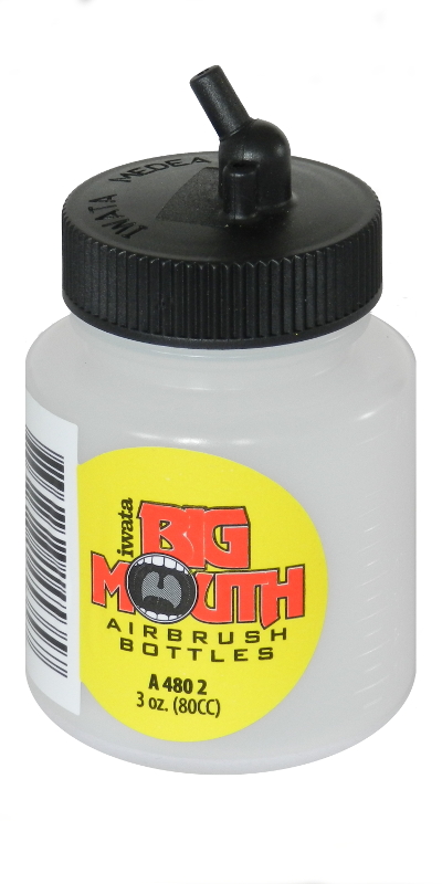 Iwata Big Mouth nádobka / lahvička plastová pro airbrush pistole 2,5oz / 75ml