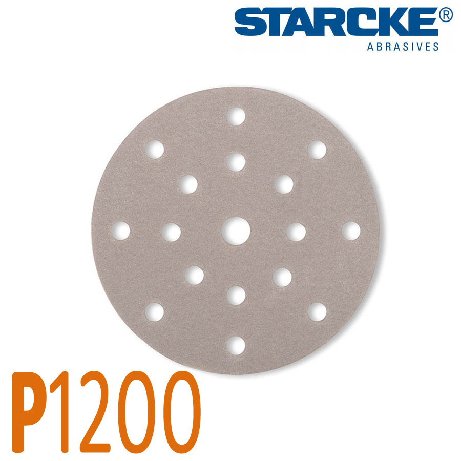 Starcke Brusný disk P1200, 150mm, 15děr, 100ks