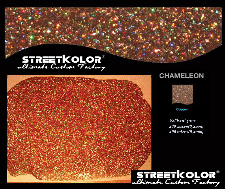 Chameleon - oranžový, 100 gramů, 400 micro=0,4mm