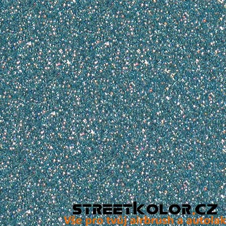 Hologram Tyrkysový, 100 gramů, 400 mikronů=0,4mm