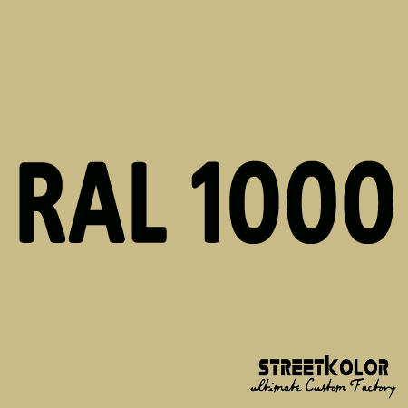 RAL 1000 Akrylová auto barva lesklá nebo matná 1 litr + tužidlo + ředidlo