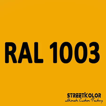 RAL 1003 Akrylová auto barva lesklá nebo matná 1 litr + tužidlo + ředidlo