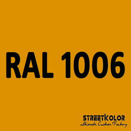 RAL 1006 Akrylová auto barva lesklá nebo matná 1 litr + tužidlo + ředidlo