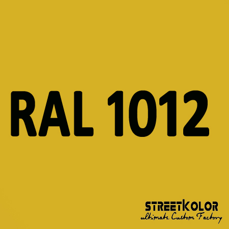 RAL 1012 Akrylová auto barva lesklá nebo matná 1 litr + tužidlo + ředidlo