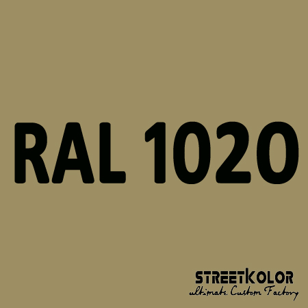 RAL 1020 Akrylová auto barva lesklá nebo matná 1 litr + tužidlo + ředidlo