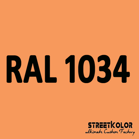 RAL 1034 Akrylová auto barva lesklá nebo matná 1 litr + tužidlo + ředidlo