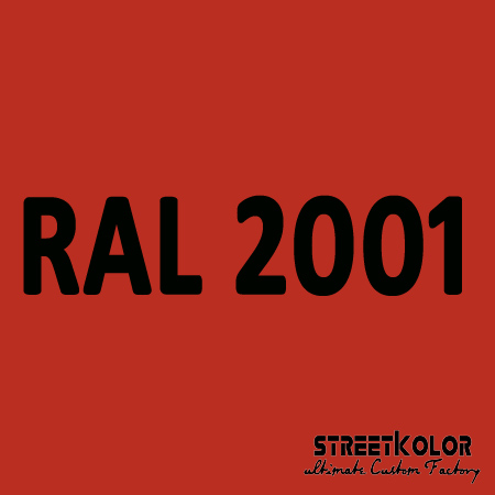RAL 2001 Akrylová auto barva lesklá nebo matná 1 litr + tužidlo + ředidlo
