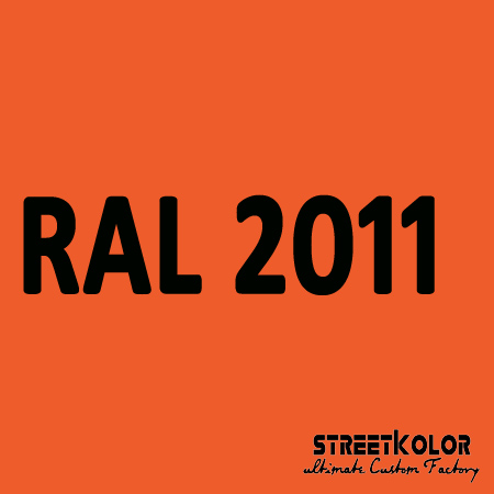 RAL 2011 Akrylová auto barva lesklá nebo matná 1 litr + tužidlo + ředidlo