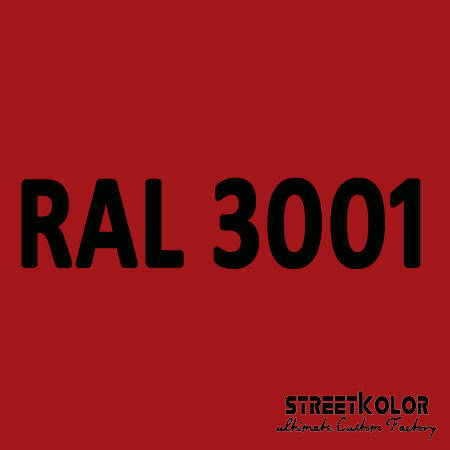 RAL 3001 Akrylová auto barva lesklá nebo matná 1 litr + tužidlo + ředidlo