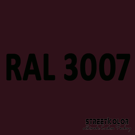 RAL 3007 Akrylová auto barva lesklá nebo matná 1 litr + tužidlo + ředidlo
