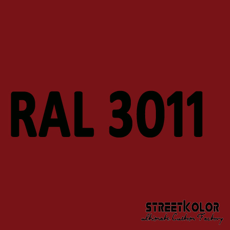 RAL 3011 Akrylová auto barva lesklá nebo matná 1 litr + tužidlo + ředidlo