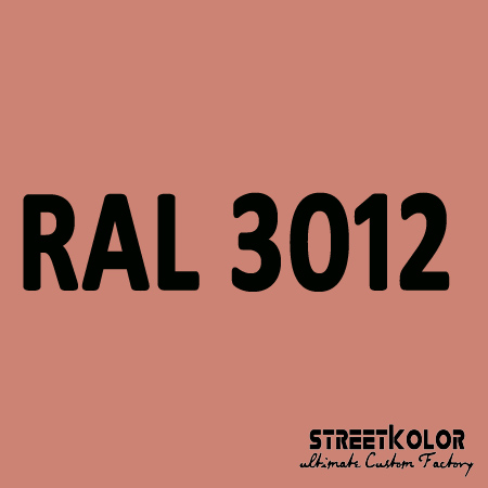RAL 3012 Akrylová auto barva lesklá nebo matná 1 litr + tužidlo + ředidlo