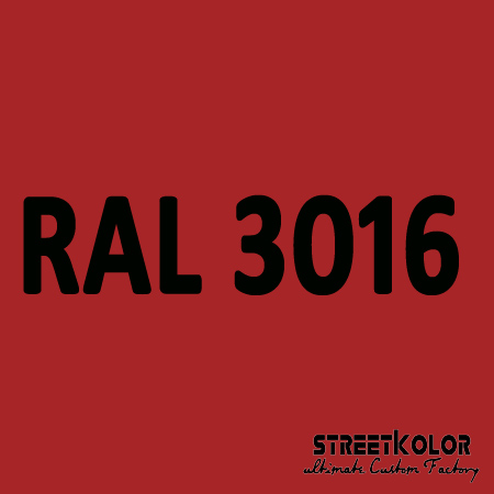 RAL 3016 Akrylová auto barva lesklá nebo matná 1 litr + tužidlo + ředidlo