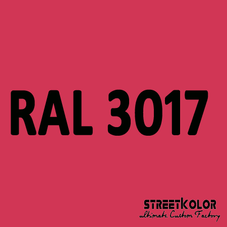 RAL 3017 Akrylová auto barva lesklá nebo matná 1 litr + tužidlo + ředidlo
