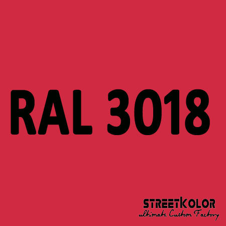 RAL 3018 Akrylová auto barva lesklá nebo matná 1 litr + tužidlo + ředidlo