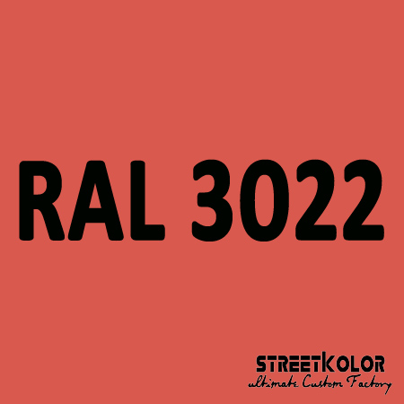 RAL 3022 Akrylová auto barva lesklá nebo matná 1 litr + tužidlo + ředidlo
