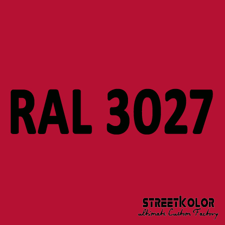 RAL 3027 Akrylová auto barva lesklá nebo matná 1 litr + tužidlo + ředidlo