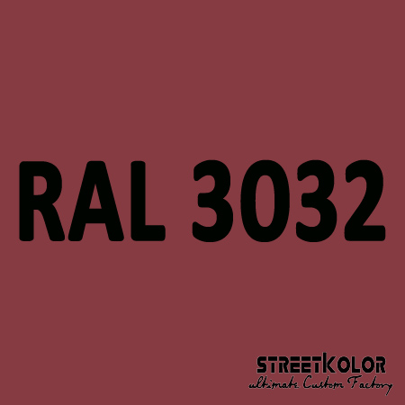 RAL 3032 Akrylová auto barva lesklá nebo matná 1 litr + tužidlo + ředidlo